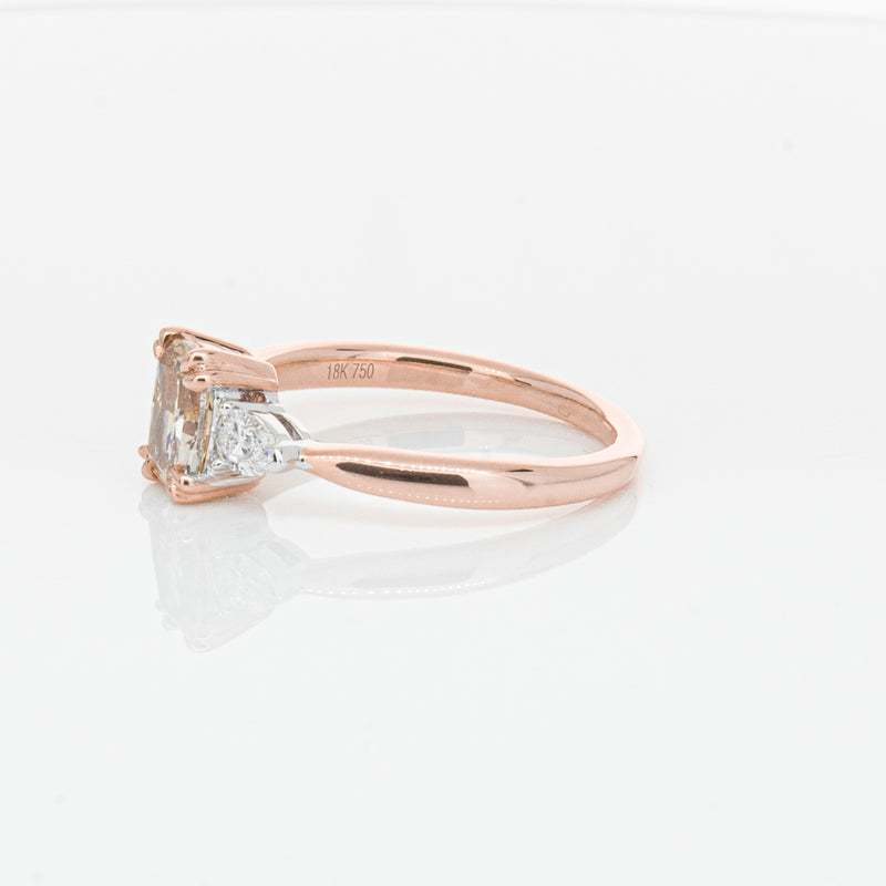 18ct Rose Gold Champagne Diamond Ayla Ring-Ring-Walker & Hall