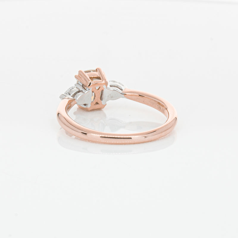 18ct Rose Gold Champagne Diamond Ayla Ring-Ring-Walker & Hall