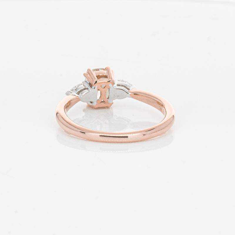 18ct Rose Gold Champagne Diamond Ayla Ring-Ring-Walker & Hall
