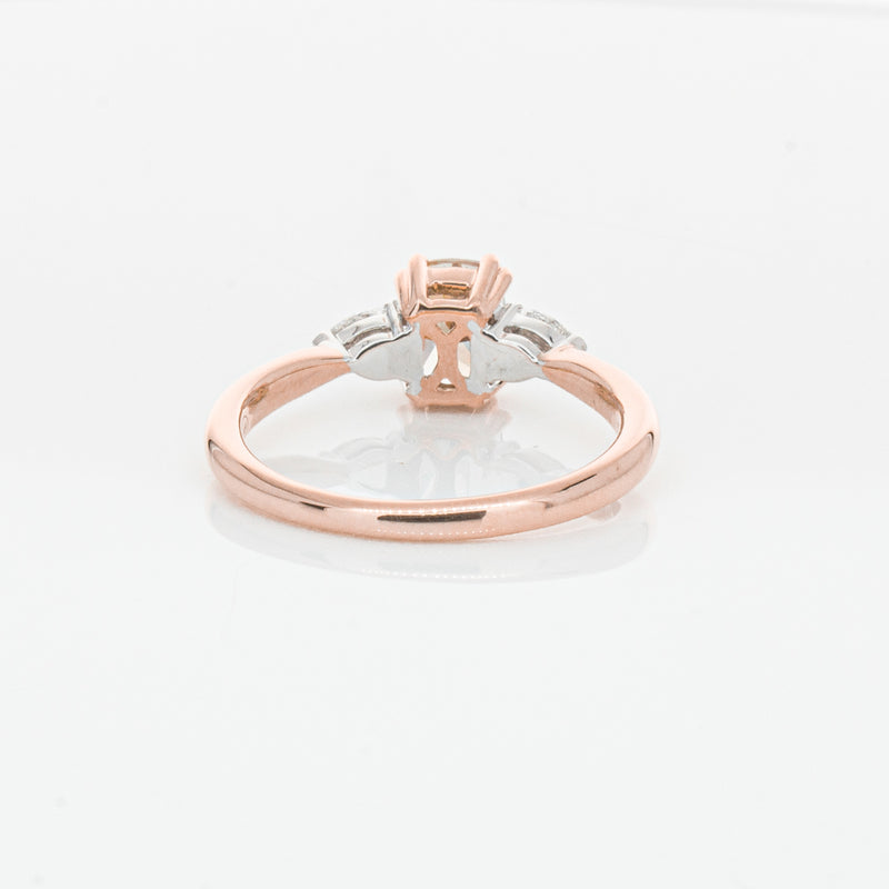 18ct Rose Gold Champagne Diamond Ayla Ring-Ring-Walker & Hall