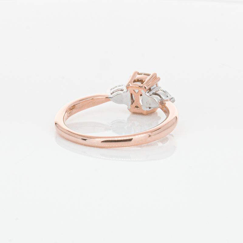 18ct Rose Gold Champagne Diamond Ayla Ring-Ring-Walker & Hall