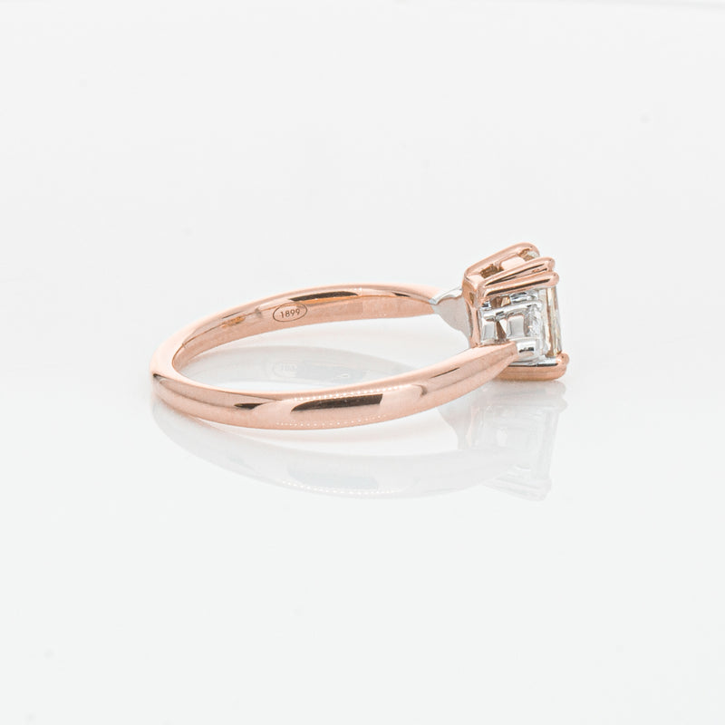 18ct Rose Gold Champagne Diamond Ayla Ring-Ring-Walker & Hall