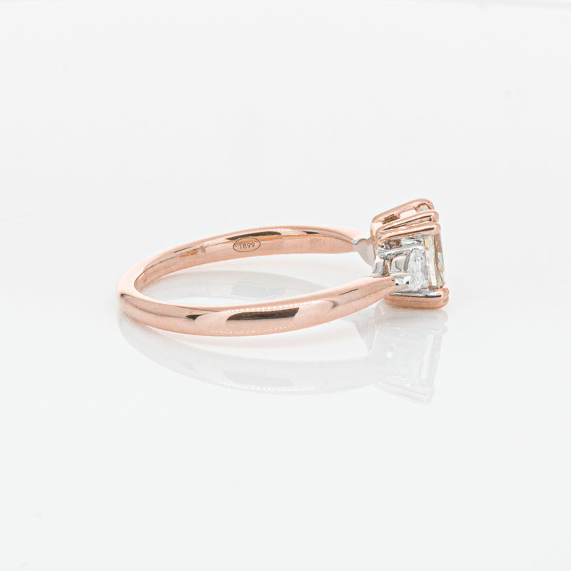 18ct Rose Gold Champagne Diamond Ayla Ring-Ring-Walker & Hall