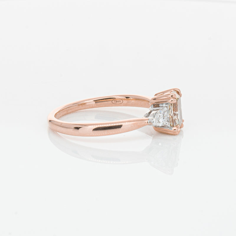 18ct Rose Gold Champagne Diamond Ayla Ring-Ring-Walker & Hall