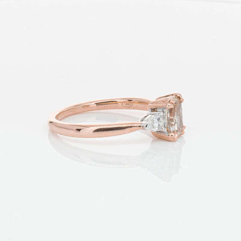 18ct Rose Gold Champagne Diamond Ayla Ring-Ring-Walker & Hall