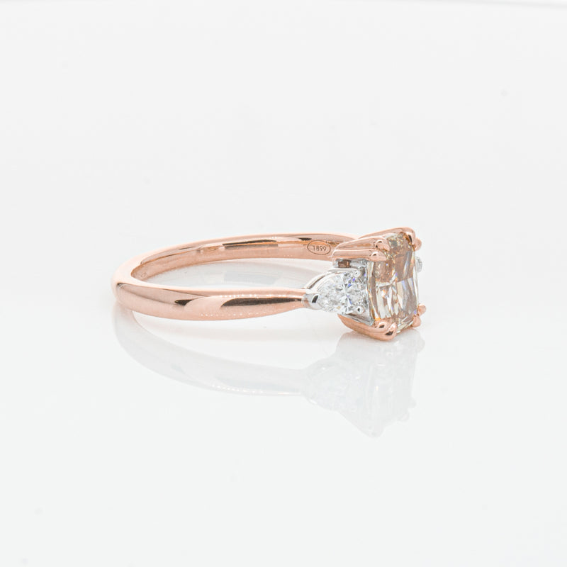 18ct Rose Gold Champagne Diamond Ayla Ring-Ring-Walker & Hall