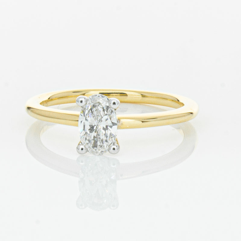 18ct Yellow Gold .52ct Diamond Melba Ring-Ring-Walker & Hall