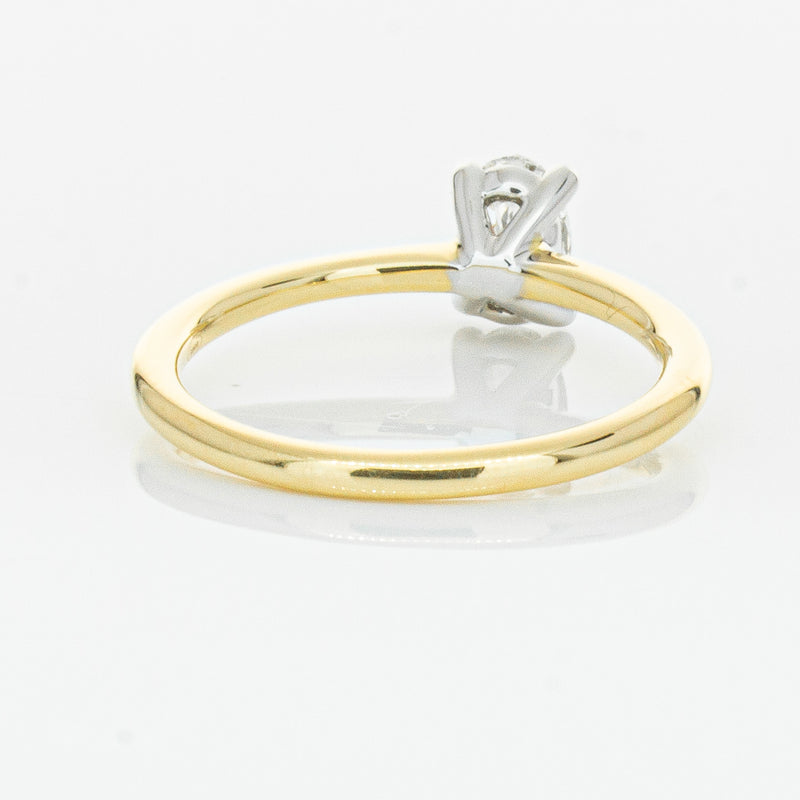 18ct Yellow Gold .52ct Diamond Melba Ring-Ring-Walker & Hall