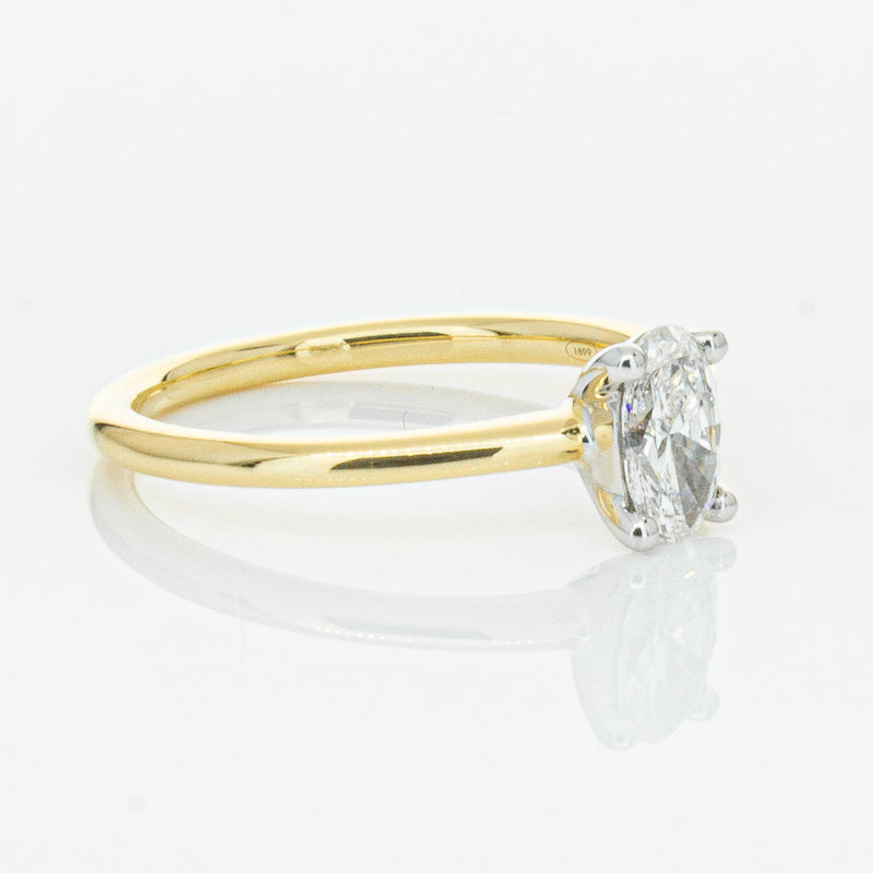 18ct Yellow Gold .52ct Diamond Melba Ring-Ring-Walker & Hall