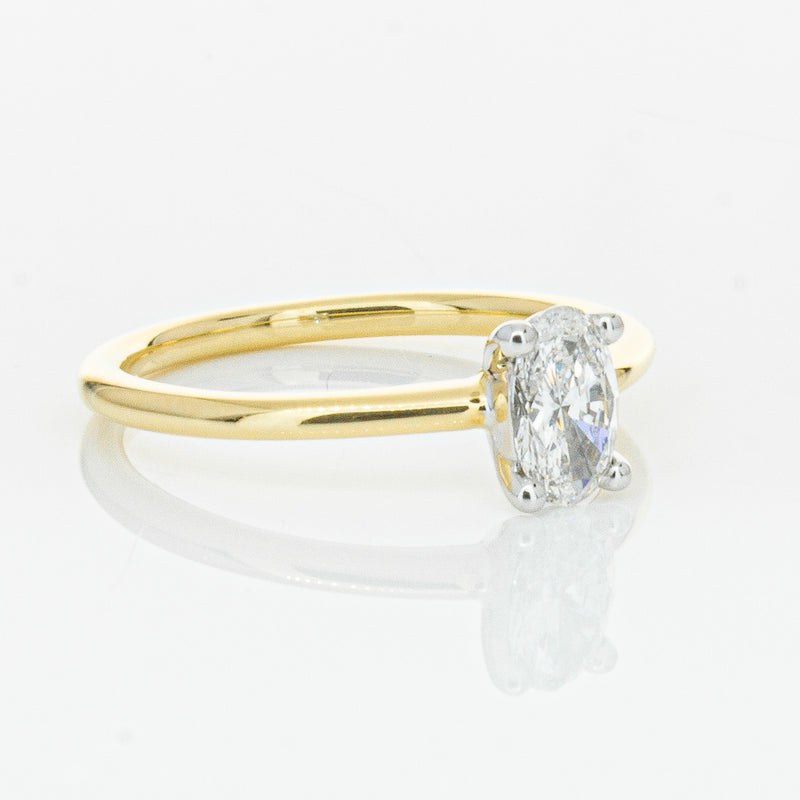 18ct Yellow Gold .52ct Diamond Melba Ring-Ring-Walker & Hall