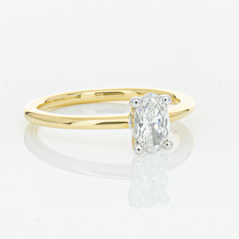 18ct Yellow Gold .52ct Diamond Melba Ring-Ring-Walker & Hall
