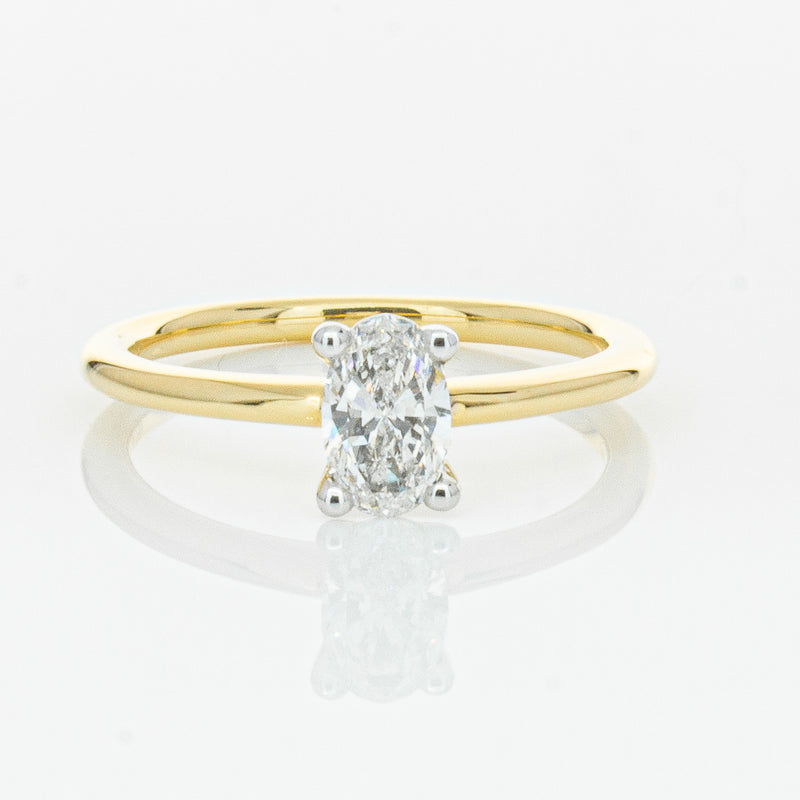18ct Yellow Gold .52ct Diamond Melba Ring-Ring-Walker & Hall