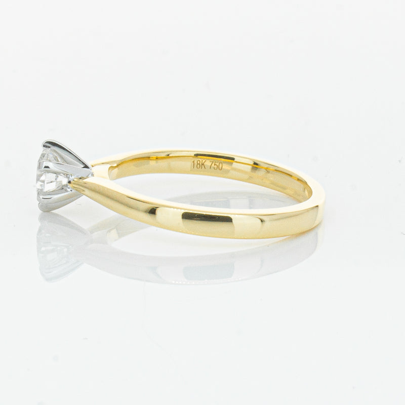 18ct Yellow Gold .50ct Diamond Capri Ring-Ring-Walker & Hall