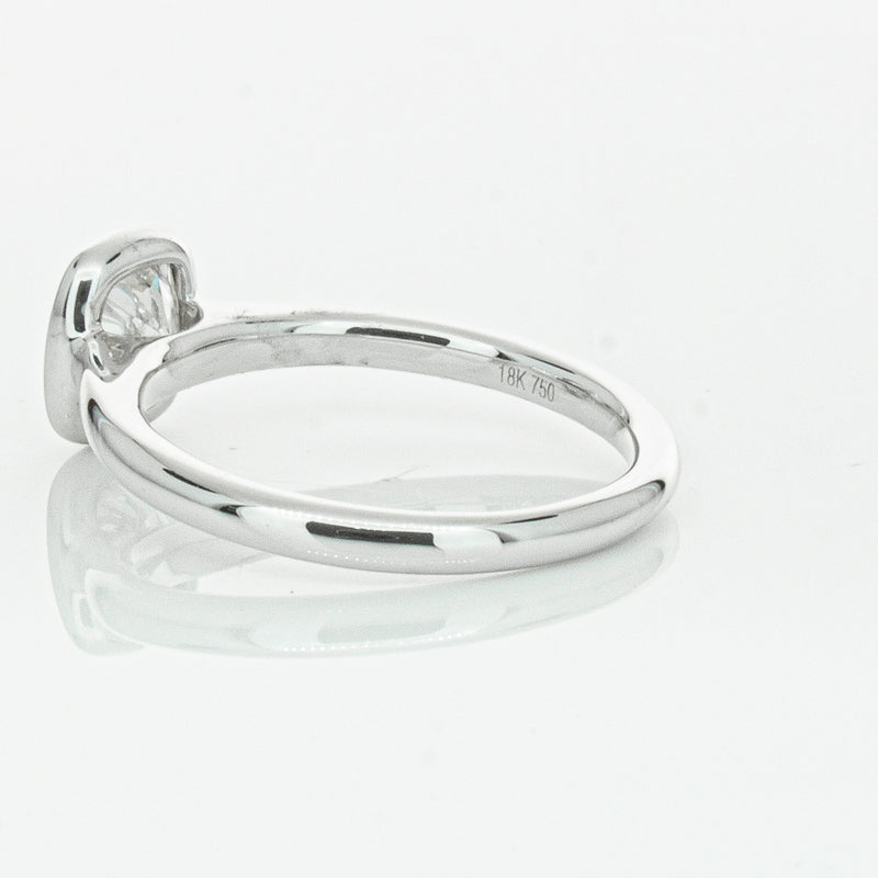 18ct White Gold 1.02ct Cushion Cut Diamond Natalia Ring-Ring-Walker & Hall