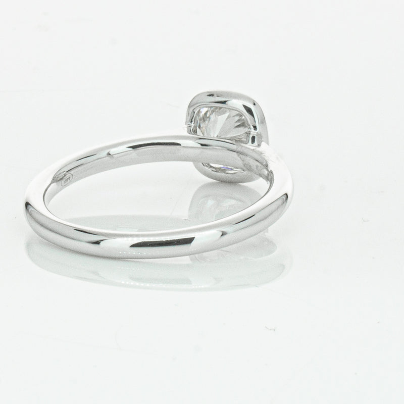 18ct White Gold 1.02ct Cushion Cut Diamond Natalia Ring-Ring-Walker & Hall