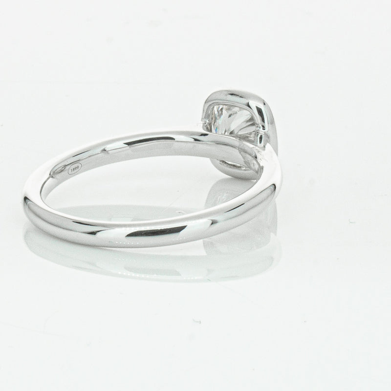 18ct White Gold 1.02ct Cushion Cut Diamond Natalia Ring-Ring-Walker & Hall