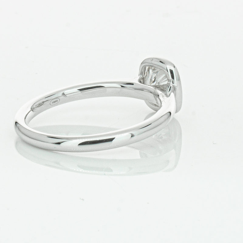 18ct White Gold 1.02ct Cushion Cut Diamond Natalia Ring-Ring-Walker & Hall