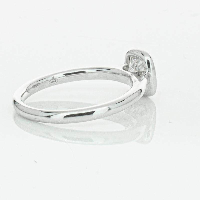 18ct White Gold 1.02ct Cushion Cut Diamond Natalia Ring-Ring-Walker & Hall
