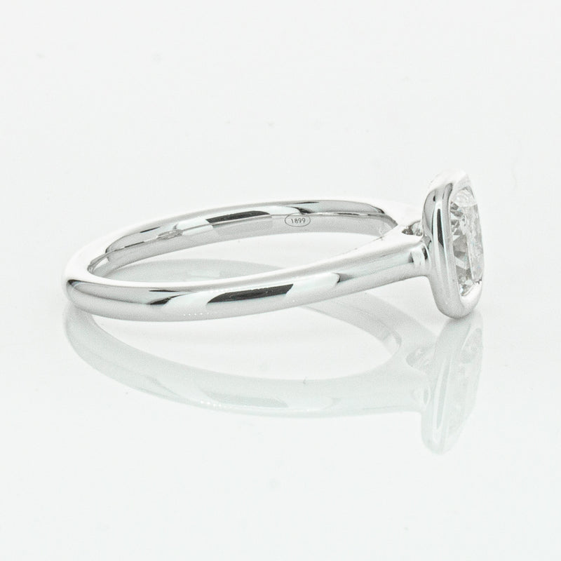 18ct White Gold 1.02ct Cushion Cut Diamond Natalia Ring-Ring-Walker & Hall