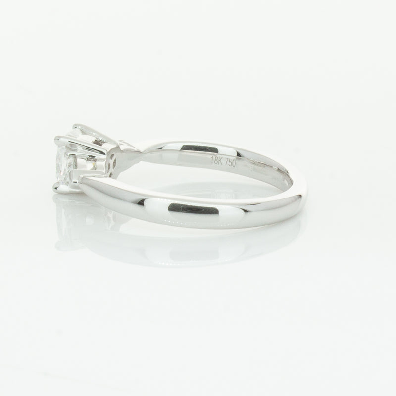 18ct White Gold .76ct Cushion Cut Diamond Ayla Ring-Ring-Walker & Hall