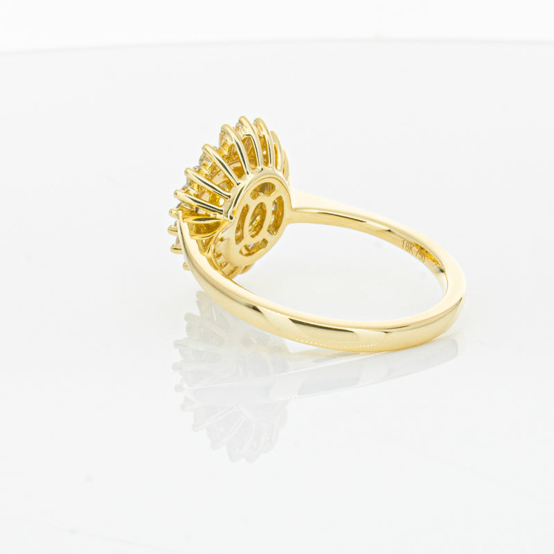 18ct Yellow Gold Yellow Diamond Ring-Ring-Walker & Hall