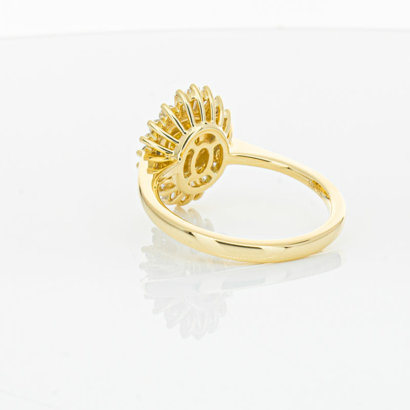 18ct Yellow Gold Yellow Diamond Ring-Ring-Walker & Hall