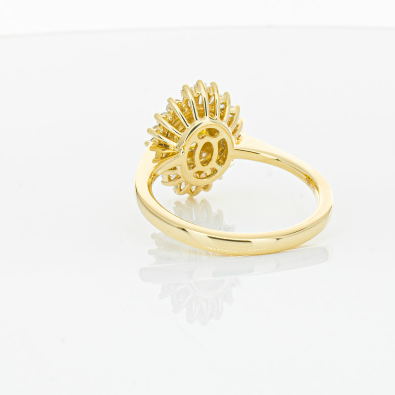 18ct Yellow Gold Yellow Diamond Ring-Ring-Walker & Hall