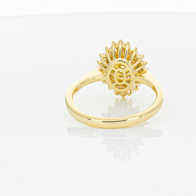 18ct Yellow Gold Yellow Diamond Ring-Ring-Walker & Hall