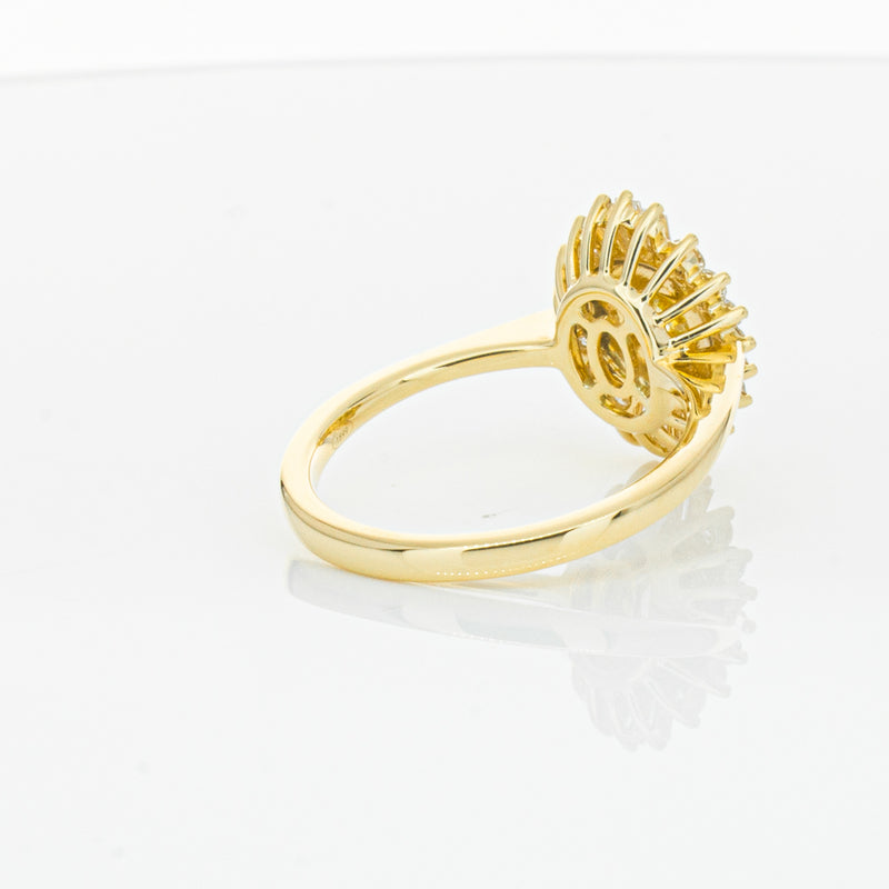 18ct Yellow Gold Yellow Diamond Ring-Ring-Walker & Hall