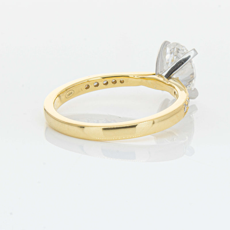 18ct Yellow Gold 1.50ct Oval Diamond Zenith Ring-Ring-Walker & Hall