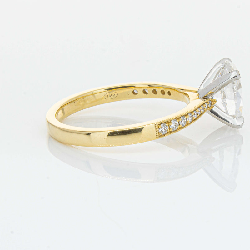 18ct Yellow Gold 1.50ct Oval Diamond Zenith Ring-Ring-Walker & Hall