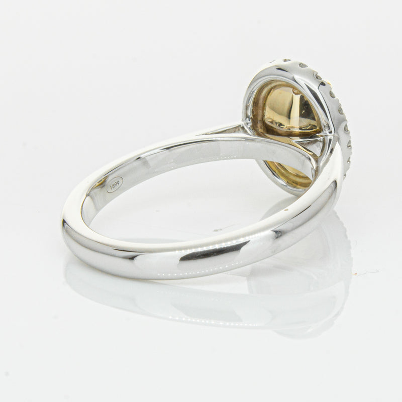 18ct White Gold Yellow Oval Cut 2.01ct Diamond Nina Ring-Ring-Walker & Hall