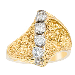 Vintage 18ct Yellow Gold .40ct Diamond Ring - Ring - Walker & Hall