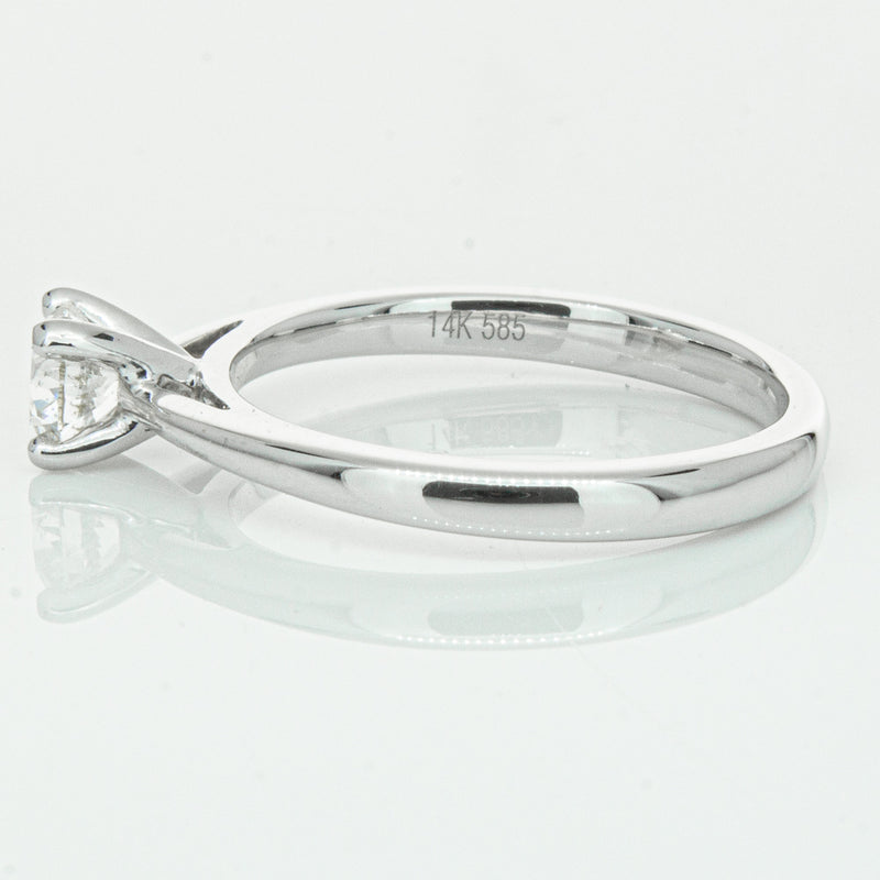 14ct White Gold .50ct Diamond Luna Ring-Ring-Walker & Hall