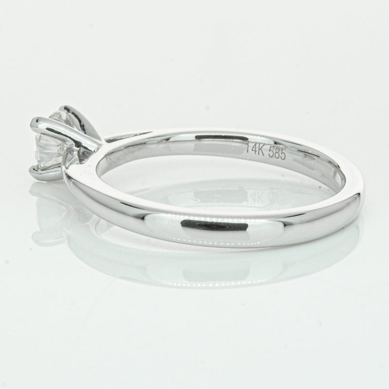 14ct White Gold .50ct Diamond Luna Ring-Ring-Walker & Hall