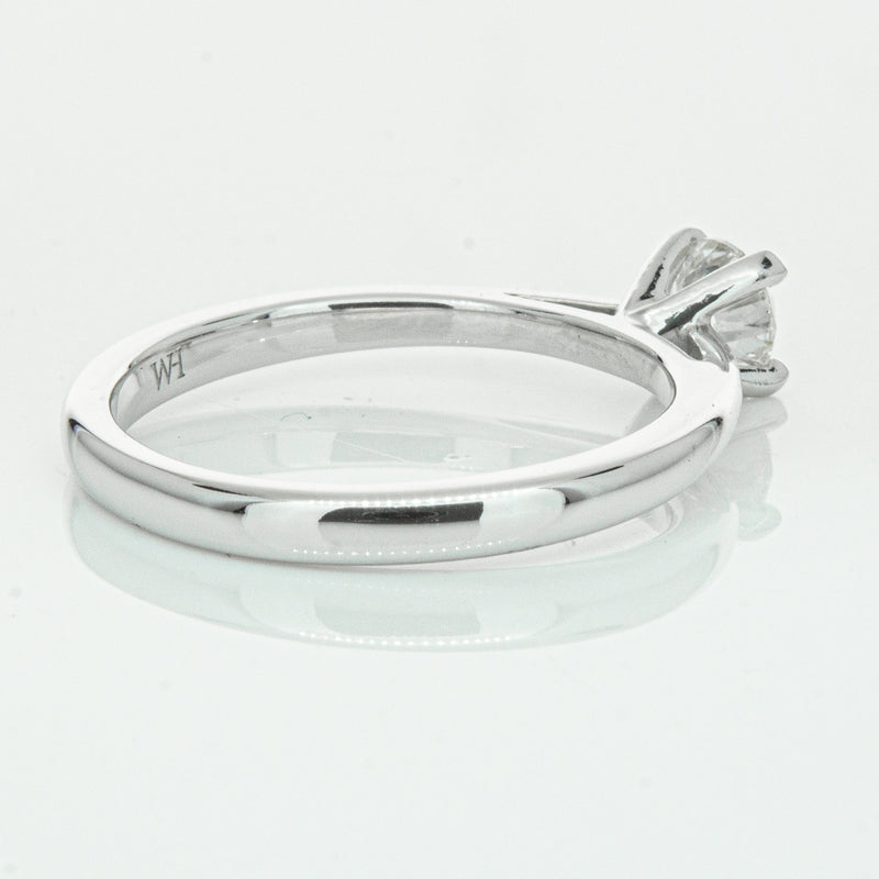 14ct White Gold .50ct Diamond Luna Ring-Ring-Walker & Hall