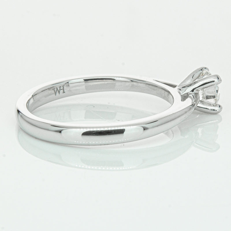 14ct White Gold .50ct Diamond Luna Ring-Ring-Walker & Hall