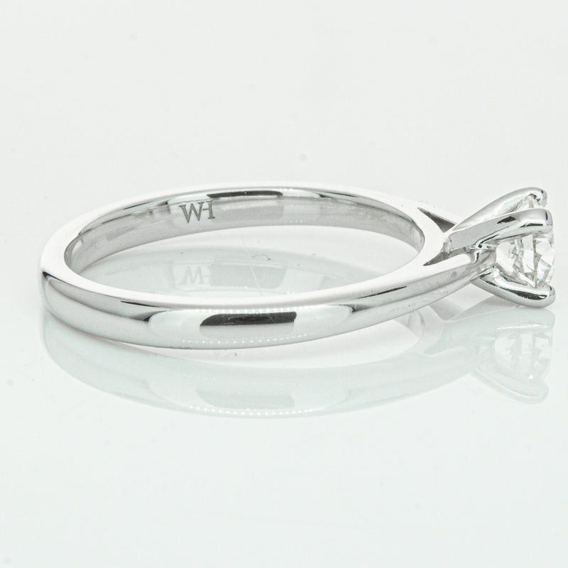 14ct White Gold .50ct Diamond Luna Ring-Ring-Walker & Hall