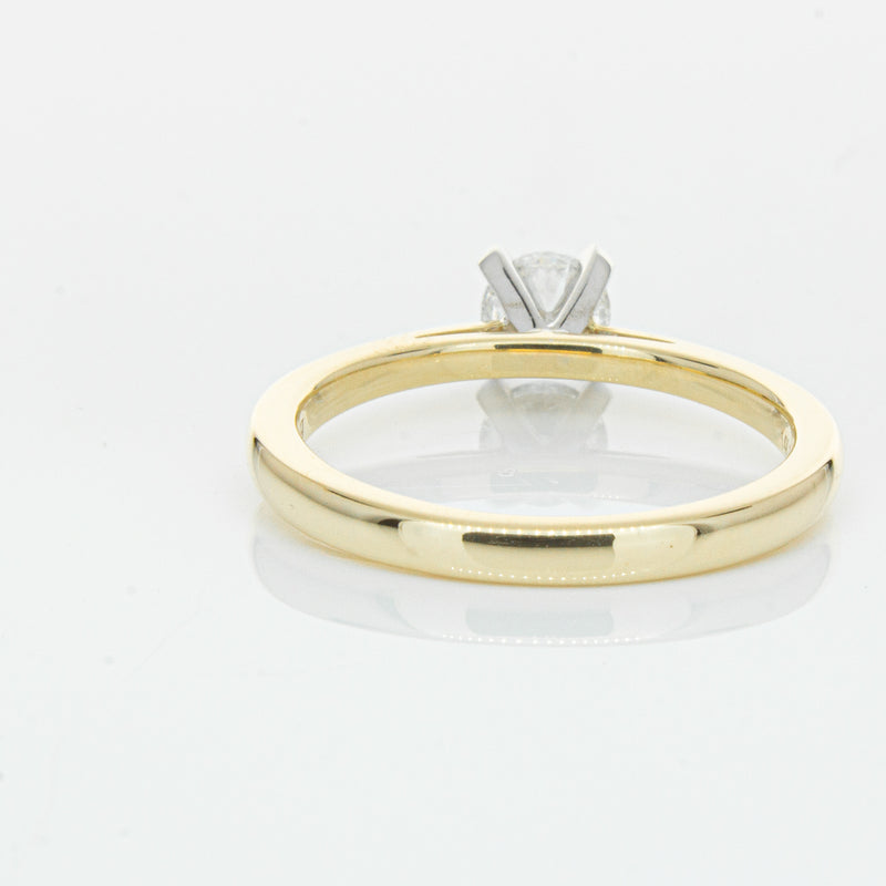 14ct Yellow Gold .50ct Diamond Luna Ring-Ring-Walker & Hall