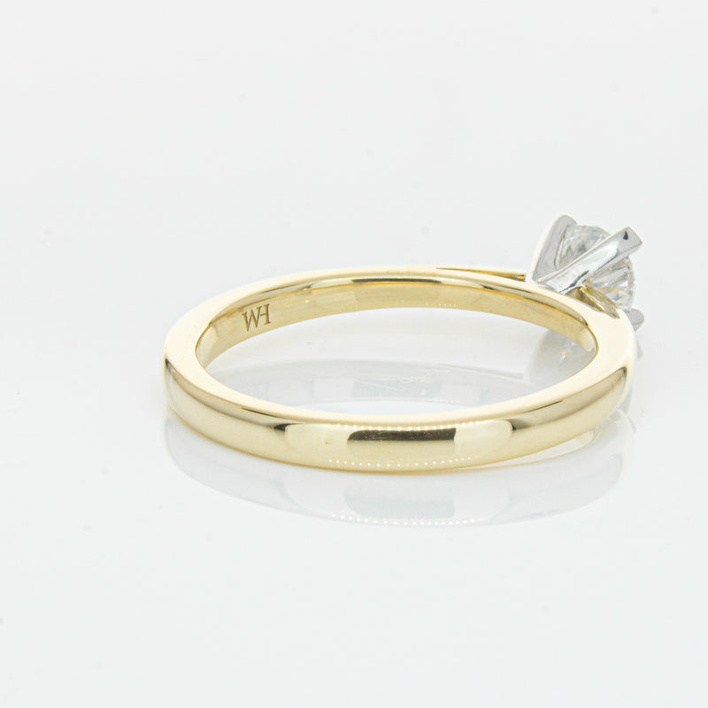 14ct Yellow Gold .50ct Diamond Luna Ring-Ring-Walker & Hall