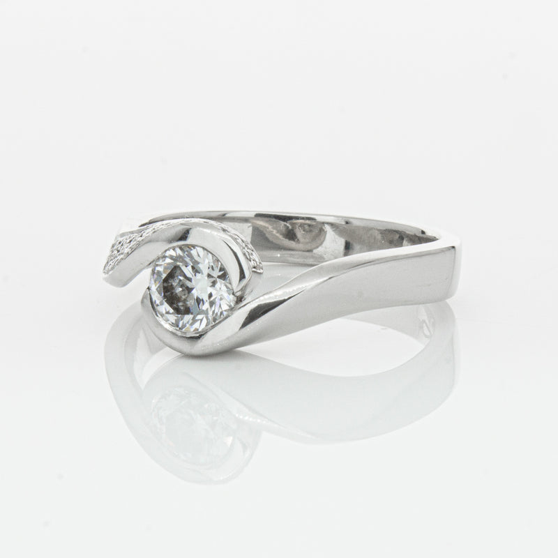 Deja Vu Platinum .55ct Diamond Ring-Ring-Walker & Hall