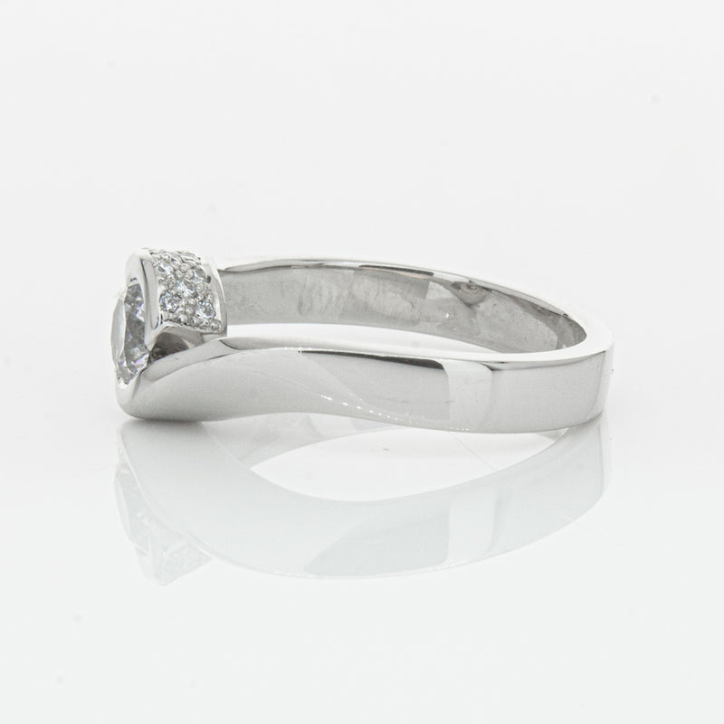 Deja Vu Platinum .55ct Diamond Ring-Ring-Walker & Hall