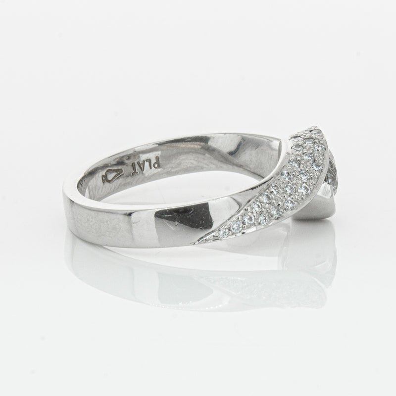 Deja Vu Platinum .55ct Diamond Ring-Ring-Walker & Hall