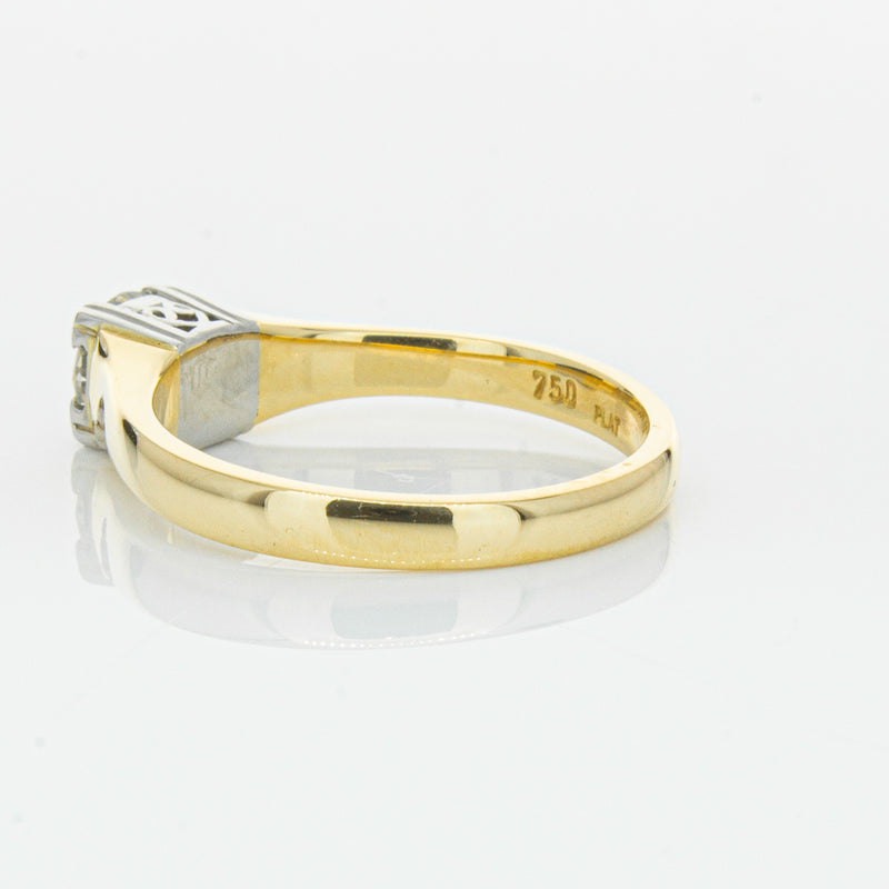 Deja Vu 18ct Yellow Gold .50ct Diamond Ring-Ring-Walker & Hall