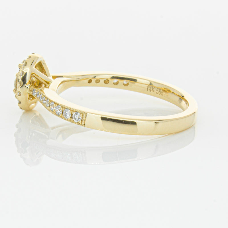 14ct Yellow Gold .44ct Diamond Phoebe Ring-Ring-Walker & Hall