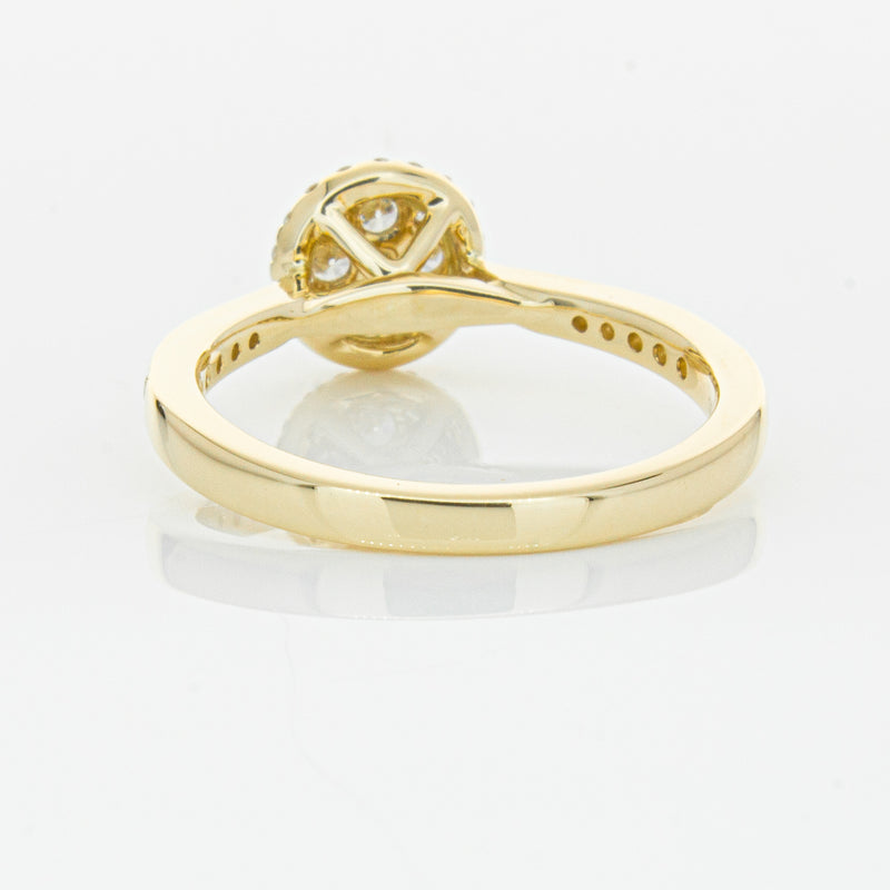 14ct Yellow Gold .44ct Diamond Phoebe Ring-Ring-Walker & Hall