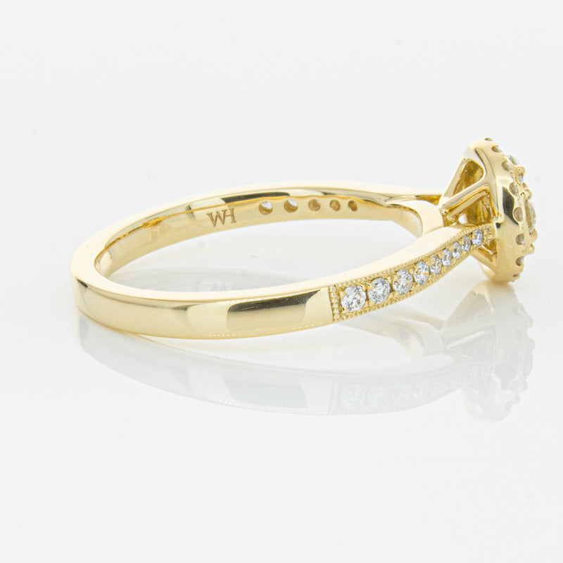 14ct Yellow Gold .44ct Diamond Phoebe Ring-Ring-Walker & Hall