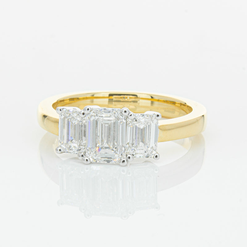 18ct Yellow & White Gold 1.96ct Odyssey Diamond Ring-Ring-Walker & Hall