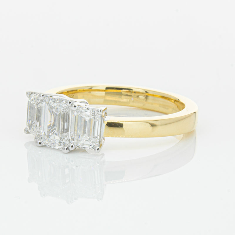 18ct Yellow & White Gold 1.96ct Odyssey Diamond Ring-Ring-Walker & Hall