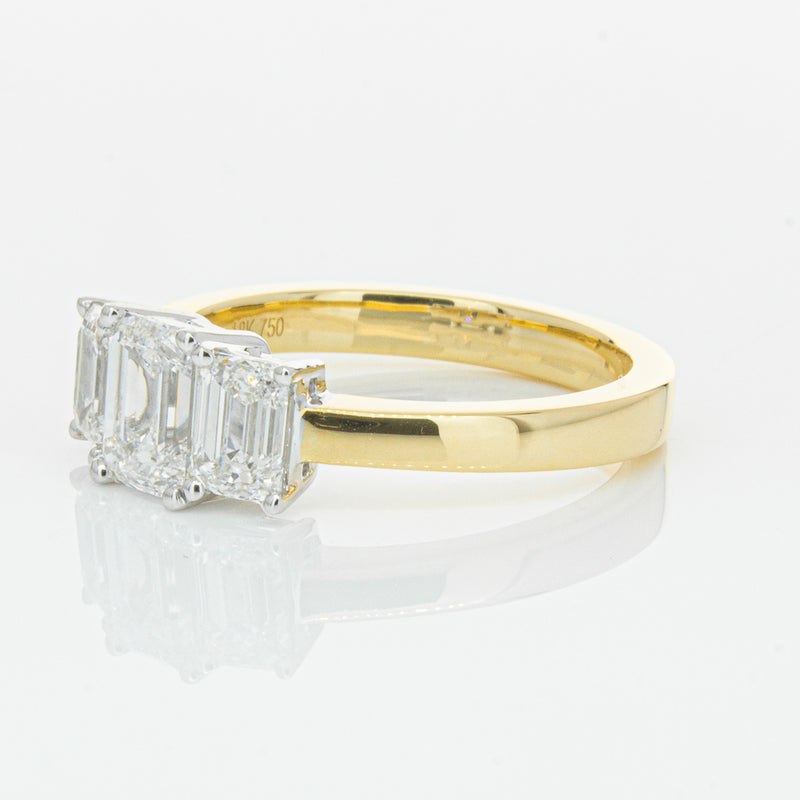 18ct Yellow & White Gold 1.96ct Odyssey Diamond Ring-Ring-Walker & Hall